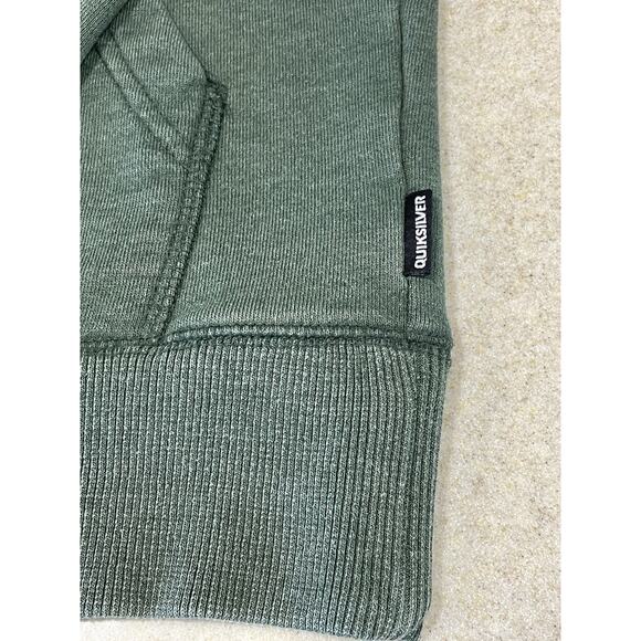 Quiksilver Light Hooded Jacket Men’s Size Small Green Casual Full Zip Skater Y2K - Picture 7 of 14